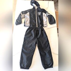 Vintage NFL Raiders Wind Suit - Jacket and Pants